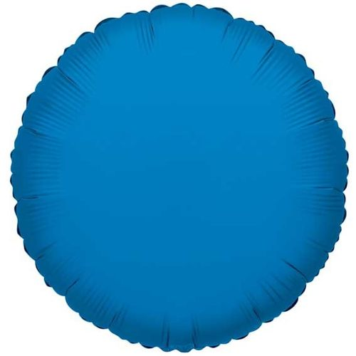 Ballon Rund blau D45cm