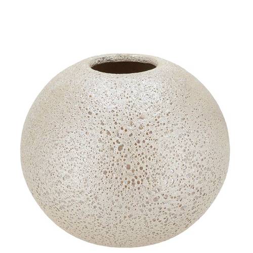 Keramik Vase Dana Moonface weiss 20×20×25cm
