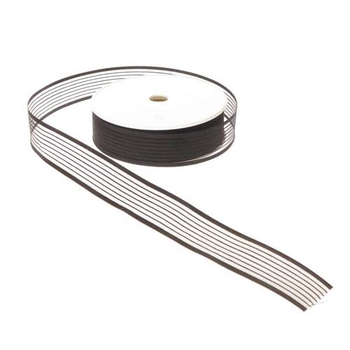 Florband schwarz 565 25mm 25m