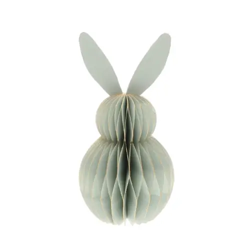 Kaninchen faltbar hell grün D08cm H15cm