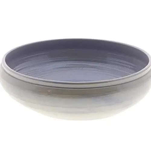 Keramik Schale Alvar lila D45cm H13cm