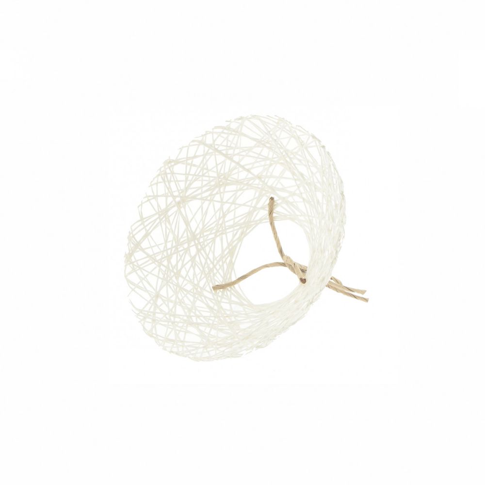 Strausshalter Papierweb weiss D20cm