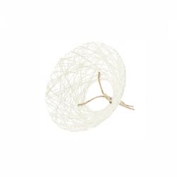 Strausshalter Papierweb weiss D20cm