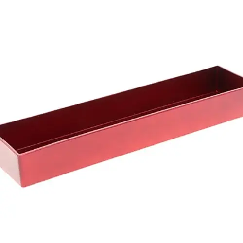 Melamine Schale rechteck rot 42x10x05cm