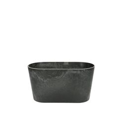 Melamine Schale oval grau 20x10x10.5cm