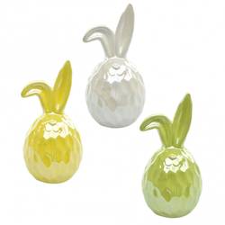 Keramik Kaninchen mix D06.5cm H13.5cm