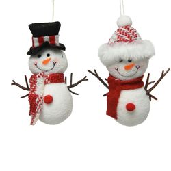 Hänger Weihnachtsmann rot weiss D05cm H14cm