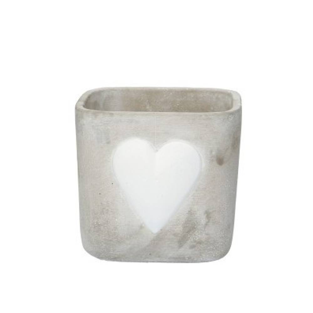 Beton Übertopf Together D13cm H10.5cm 