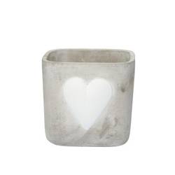 Beton Übertopf Together D13cm H10.5cm 