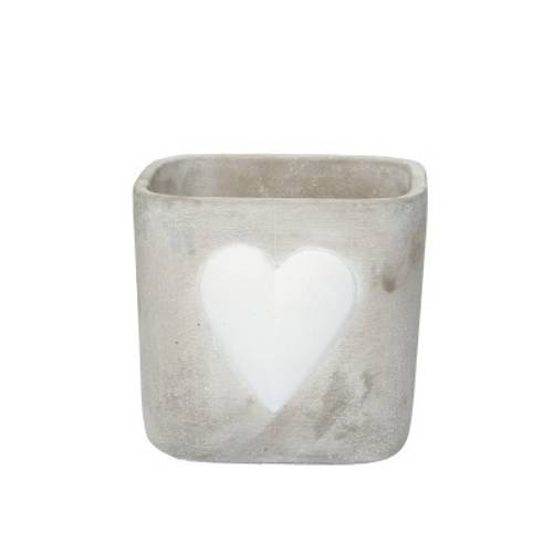 Beton Übertopf Together D13cm H10.5cm 