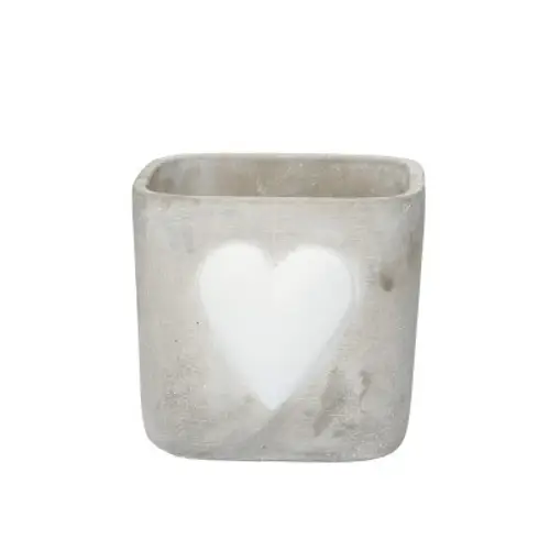 Beton Übertopf Together D13cm H10.5cm 
