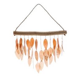 Hänger Capiz braun D31cm