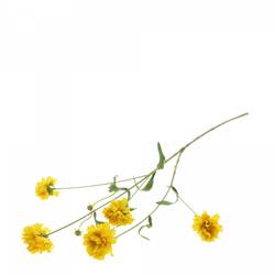 Seiden Sommerblume gelb 67cm
