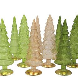 Weihnachtsbaum grün glas 9x25cm