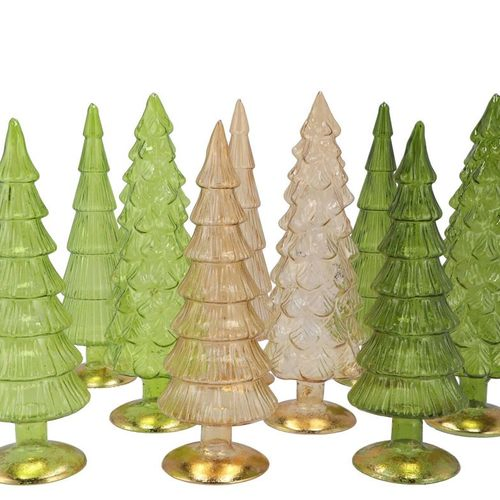Weihnachtsbaum grün glas 9x25cm