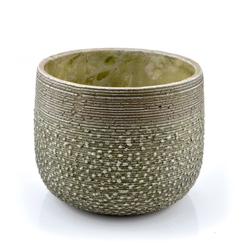 Keramik Übertopf Noale grün D20cm H16cm