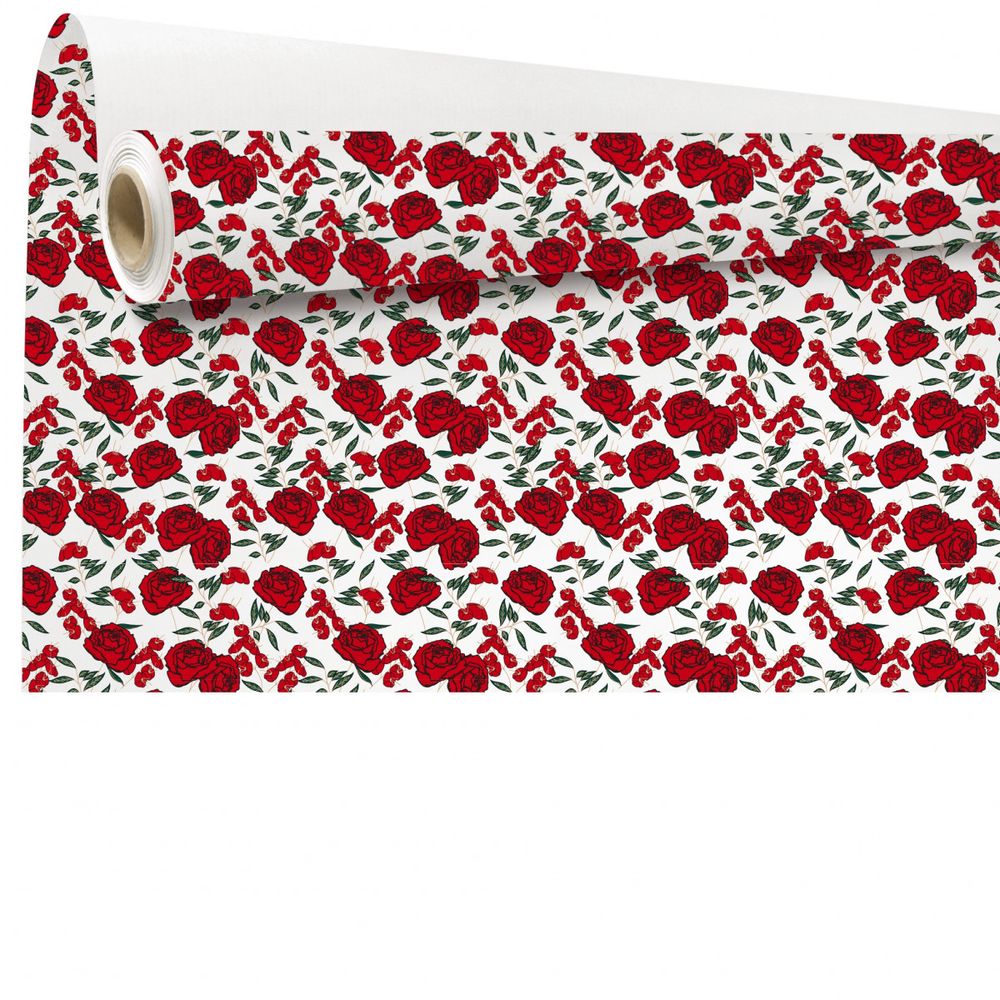 Papier Rolle 80cm Gaby weiss 40m