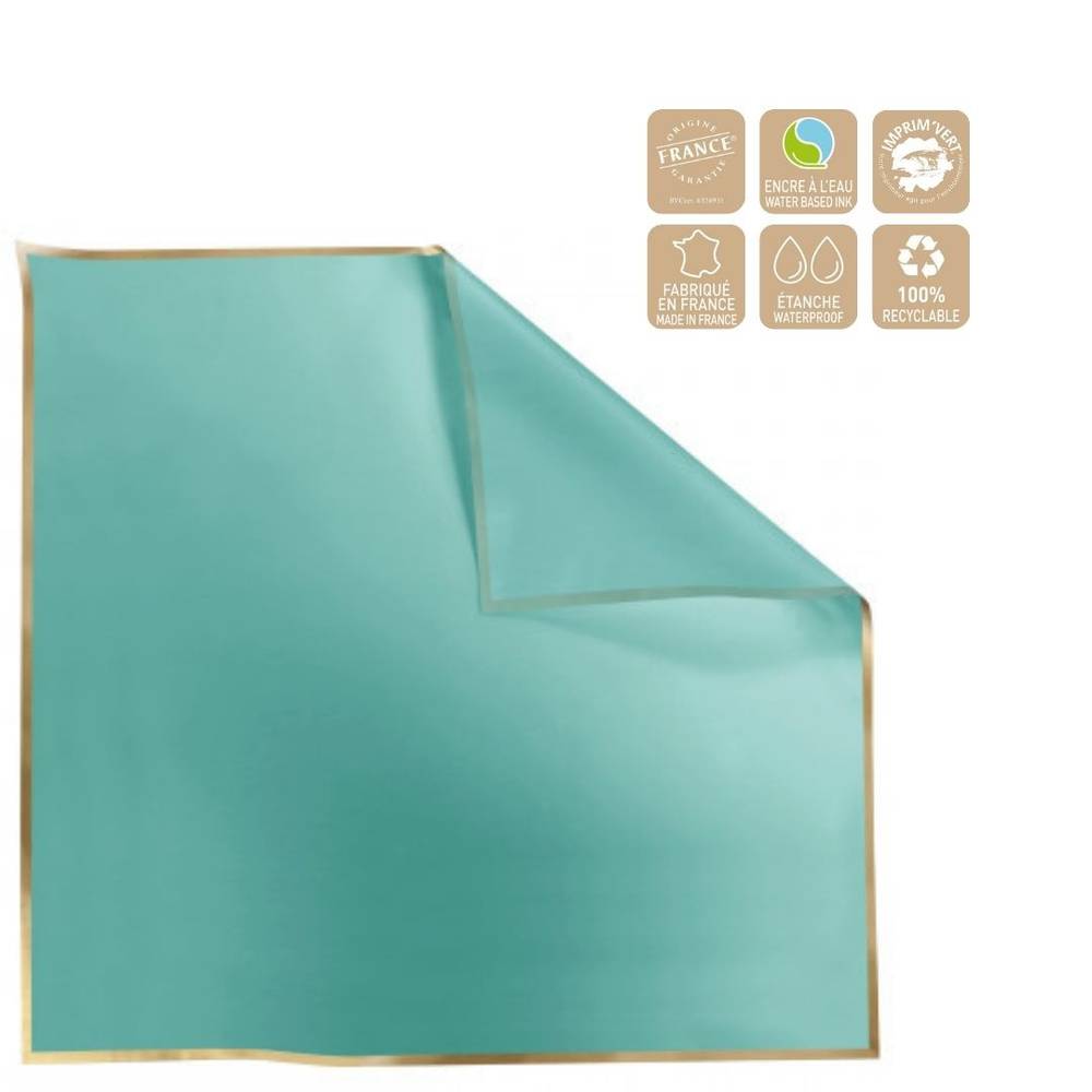 Folie Blatt Cachotier grün 70x70cm
