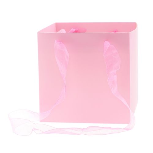 Tasche Glossy rosa 16x16x16cm