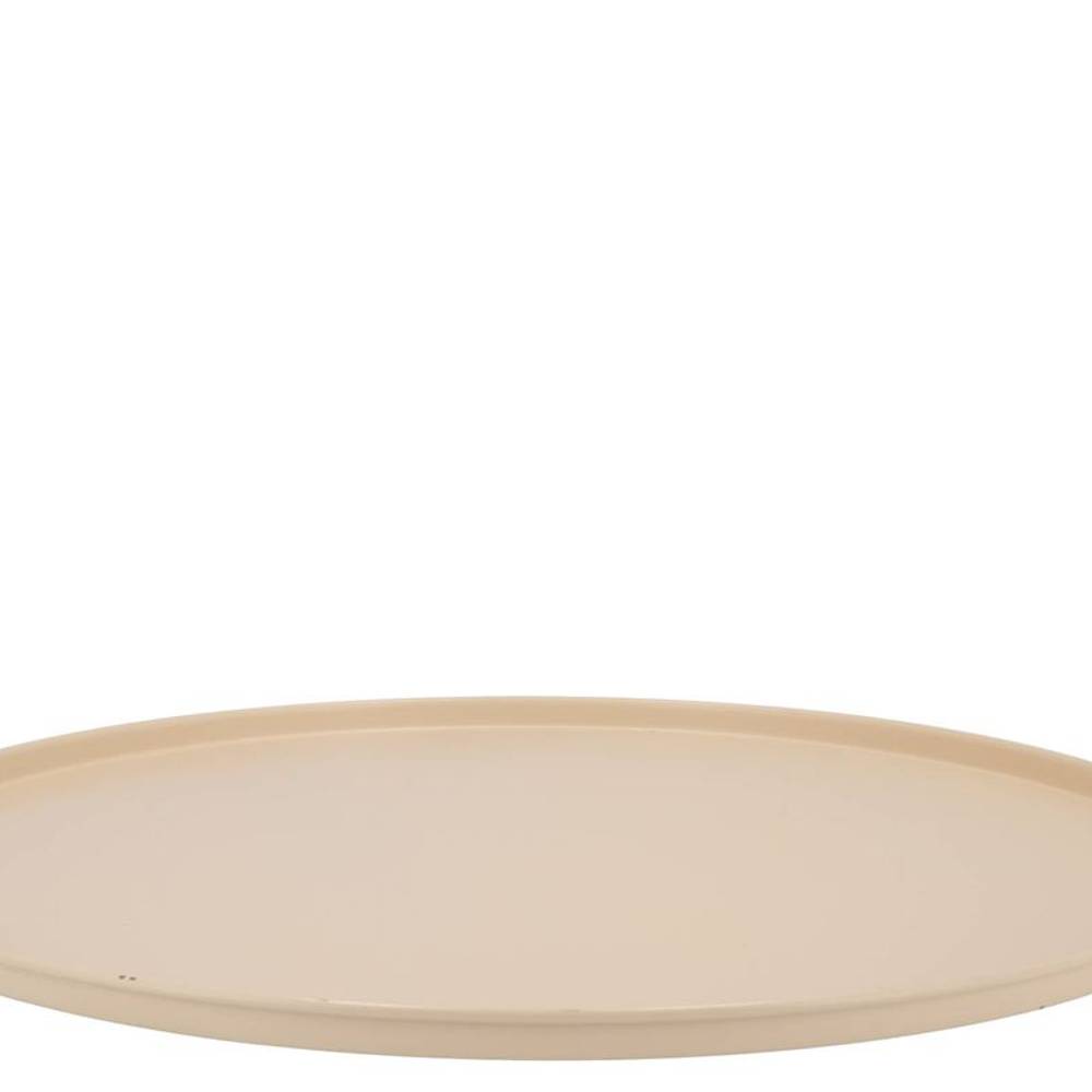 Teller Metall Sarlek sand D56cm H02cm