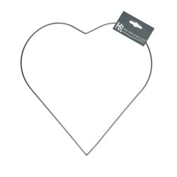 Herz Draht Metall d35cm