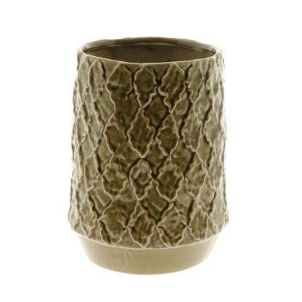 Keramik Vase Zaria grün D16.5cm H22cm