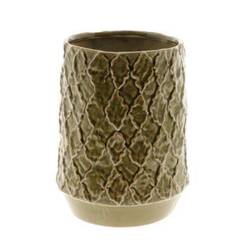 Keramik Vase Zaria grün D16.5cm H22cm