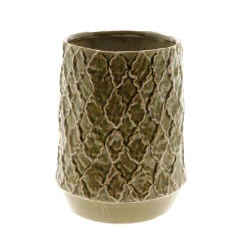 Keramik Vase Zaria grün D16.5cm H22cm