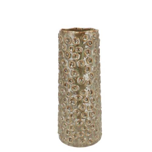 Keramik Vase Alora grün 14x14x28cm