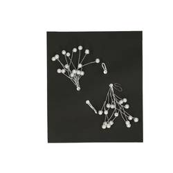 Perle Zweig silber 6mm X2