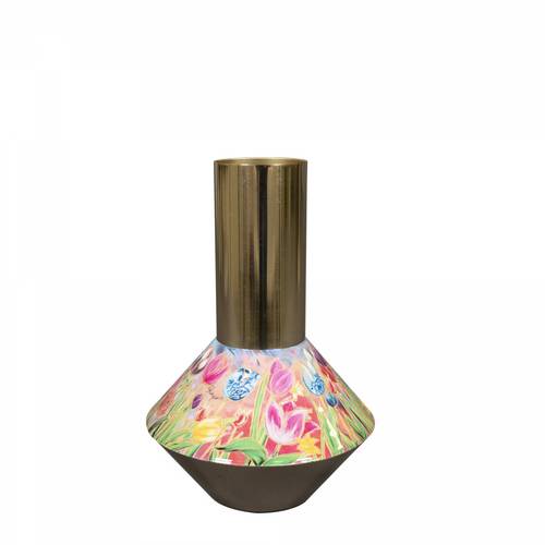 Metall Vase Tulips D14cm H19cm