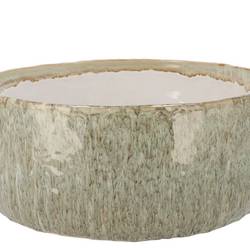 Keramik Schale Iron Stone Sand 36x36x15cm