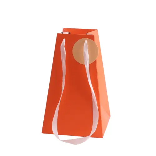 Tasche Bano orange 10/10x17/17x27cm