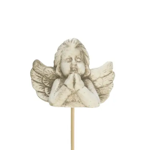 Engel auf Stab L10cm 11x09cm