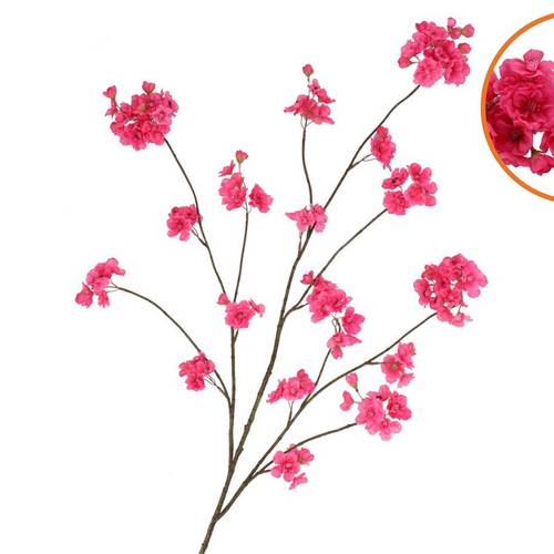 Seiden Kirschblüte rosa L126cm