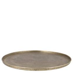 Metall Teller Kaya gold 37x02cm