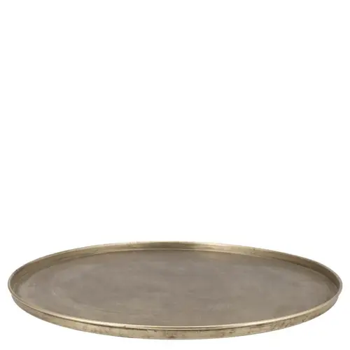 Metall Teller Kaya gold 37x02cm