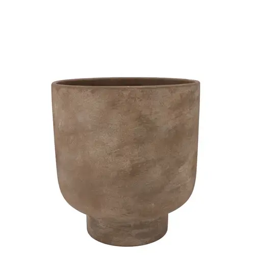 Keramik Übertopf Florenz bronze 10x10x12cm