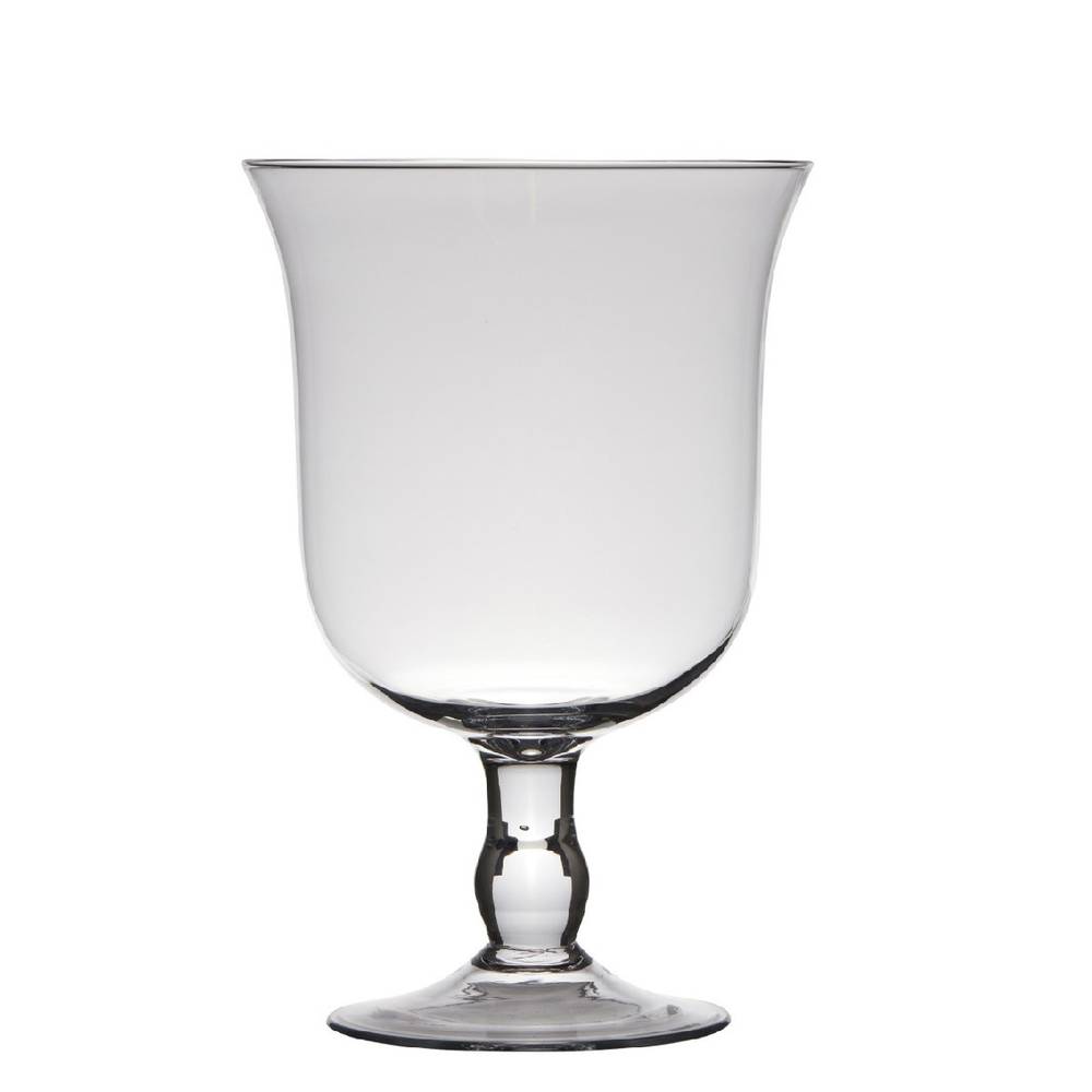 Glas Vase Pokal Gabriella auf Fuss D19.5cm H29cm