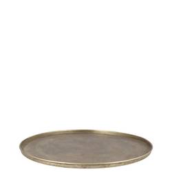 Metall Teller Kaya gold 26x02cm
