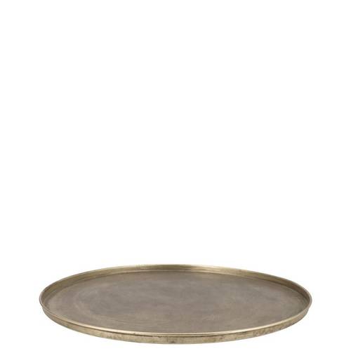 Metall Teller Kaya gold 26x02cm