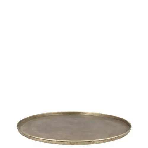 Metall Teller Kaya gold 26x02cm