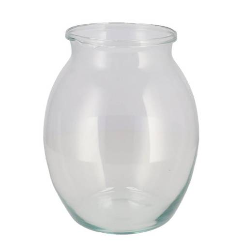 Glas Vase Terrarium Clear Lupi 22x22x27cm