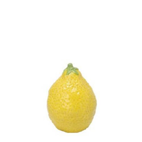 Keramik Zitrone gelb D07 H09cm