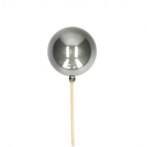 Kugel auf Stab Perle silber L50cm D06cm 