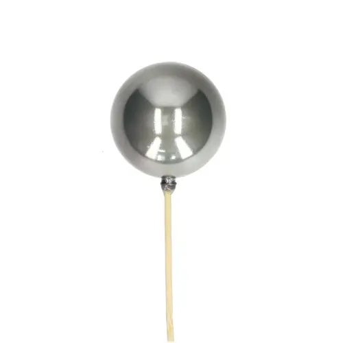 Kugel auf Stab Perle silber L50cm D06cm 