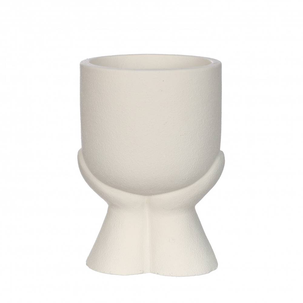 Keramik Übertopf Daydream creme D10.5cm H13.5cm