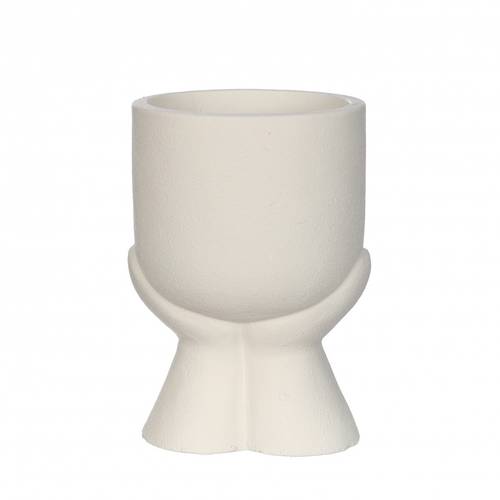 Keramik Übertopf Daydream creme D10.5cm H13.5cm