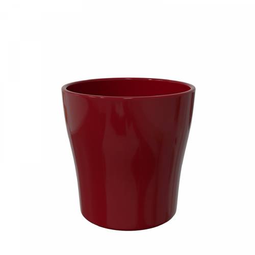 Keramik Orchidee Übertopf Hanna rot D13cm H13cm  