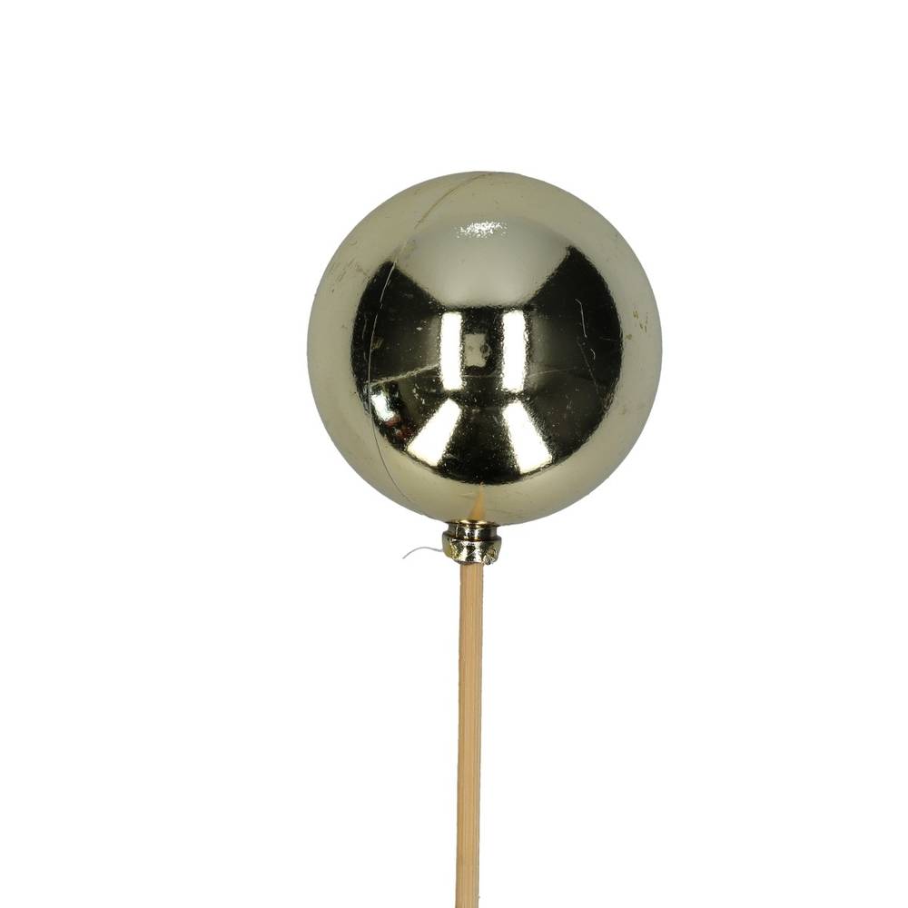 Kugel auf Stab gold glanz D06cm L50cm